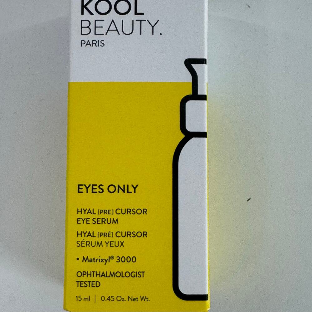 Kool Beauty HYAL [PRE] CURSOR EYE SERUMEYES ONLY .45 Oz